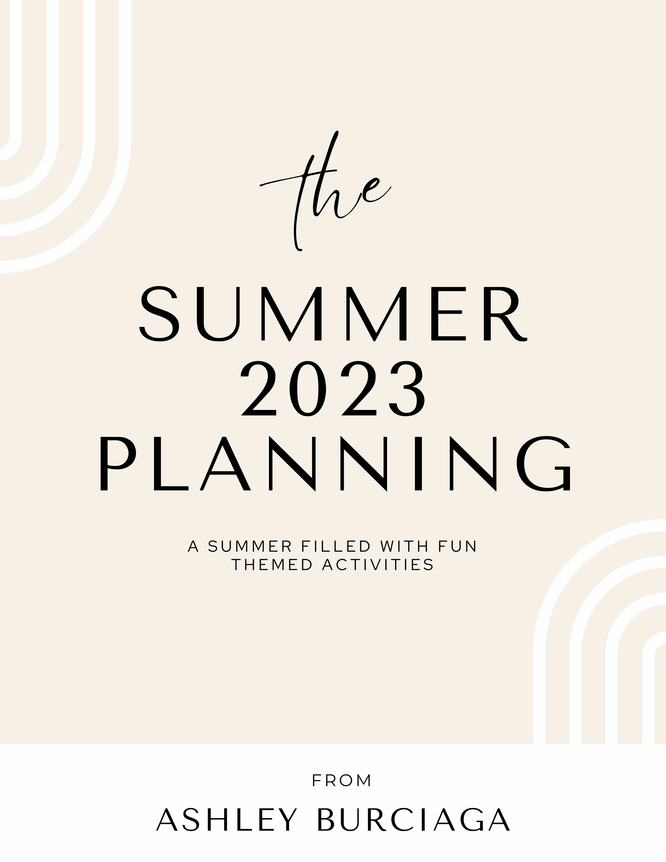 WEEKLY THEMED SUMMER 2023 - The Boss Mom Collective